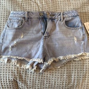 denim shorts